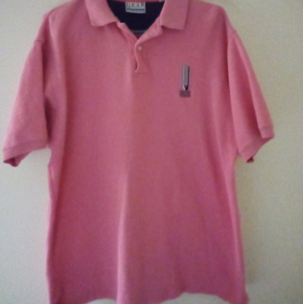 Gear Trump Tower Pink Polo Shirt XL